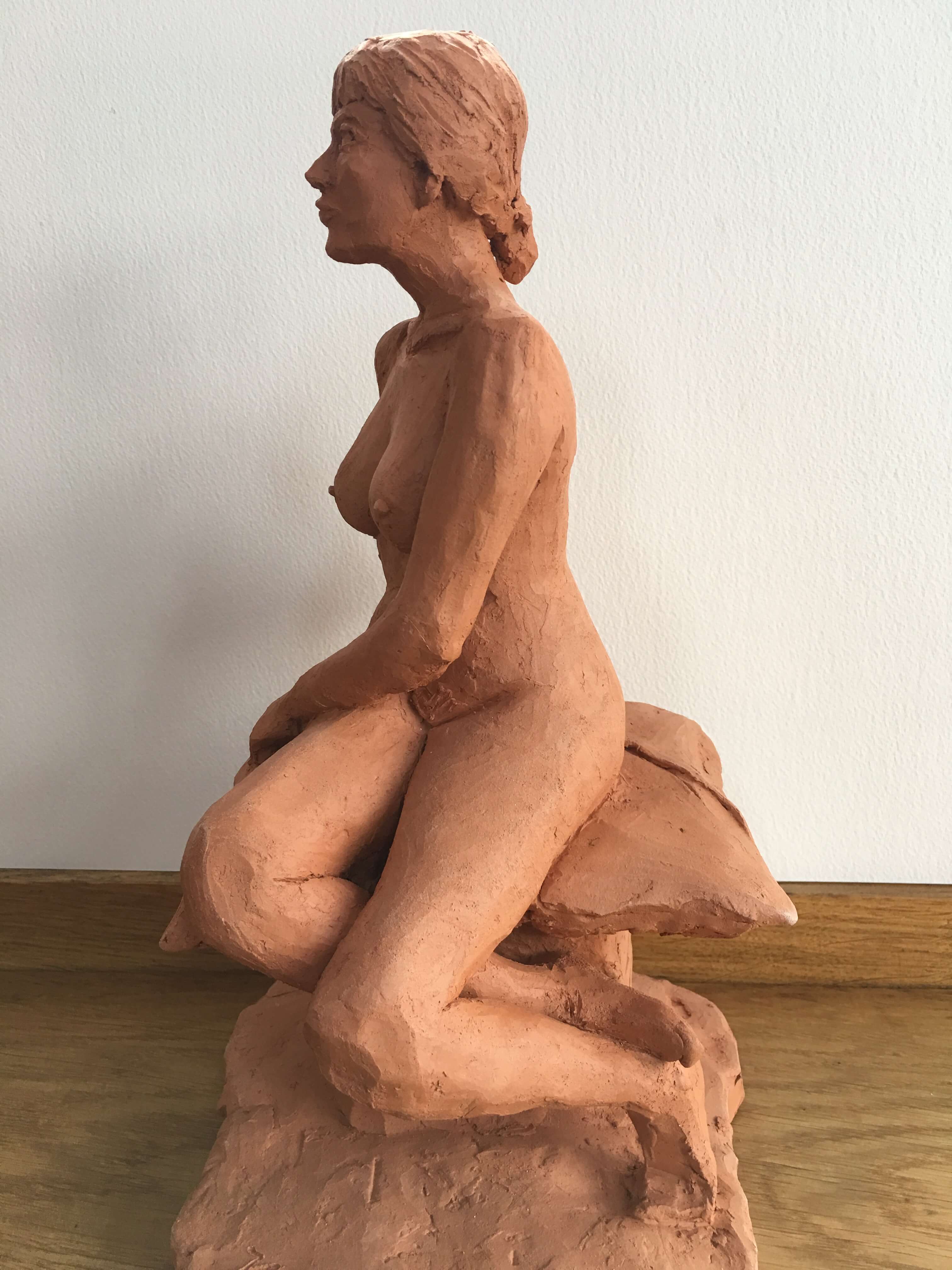 Woman seated